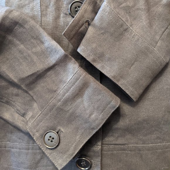 Weekend by Max Mara Linen Blouse Jacket & Pant Trousers Set Size 10 - Picture 5 of 14